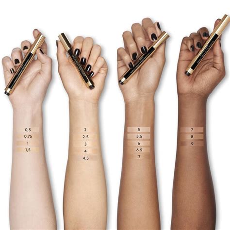 ysl touche eclat concealer test|YSL touche eclat colour chart.